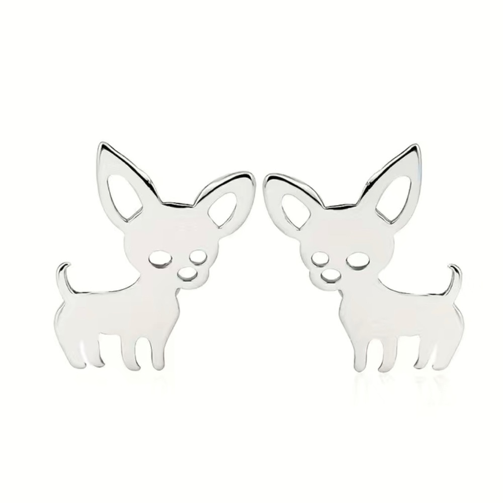 Stainless steel chihuahua studs